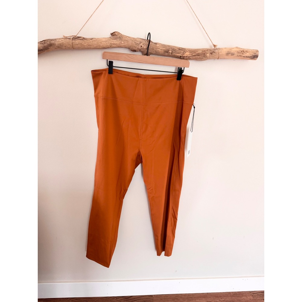 Girlfriend Collective Compressive High-Rise Leggings Burnt Orange 5XL NWT